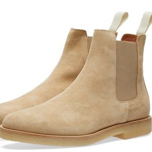 Common projects suede Chelsea boots